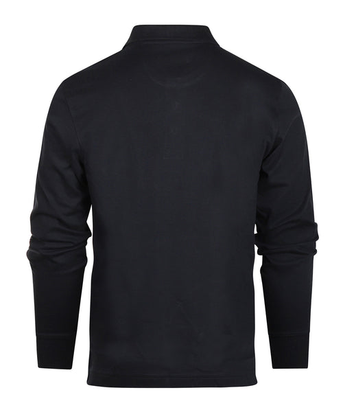 Reed Polo Lange Mouw | Navy Blauw