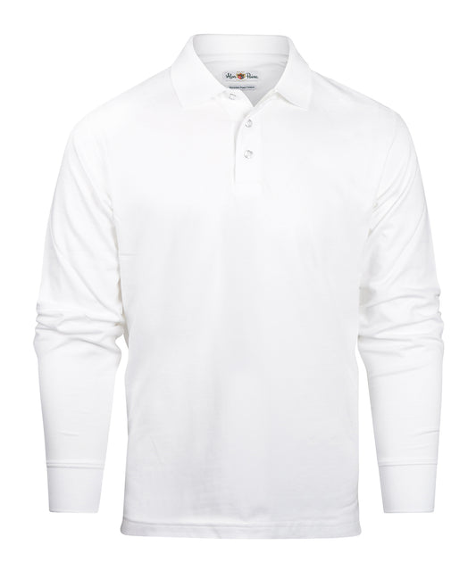 Polo lange mouw | White