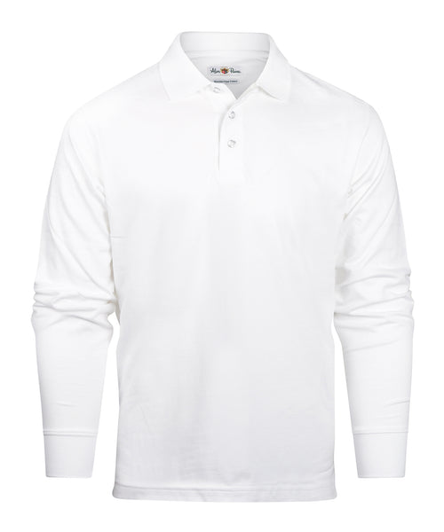 Reed Polo Lange Mouw | Wit