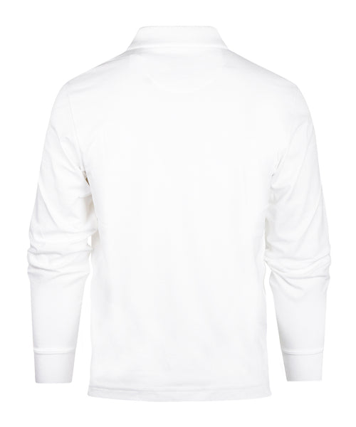 Reed Polo Lange Mouw | Wit