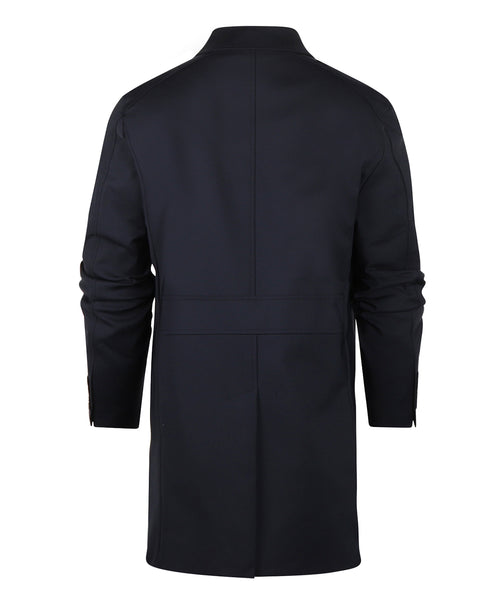 Half lange jas Max | Navy Blauw