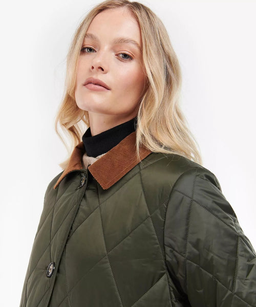 Barbour Bragar Quilt Dames | Olive