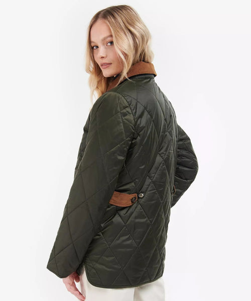 Barbour Bragar Quilt Dames | Olive