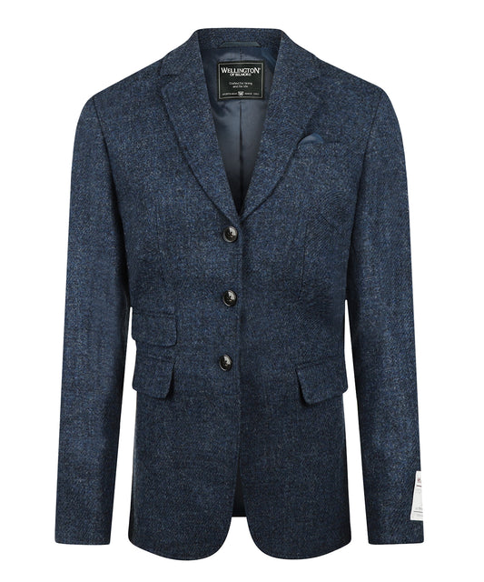 Kolbert Harris Tweed Dames | Donkerblauw melange
