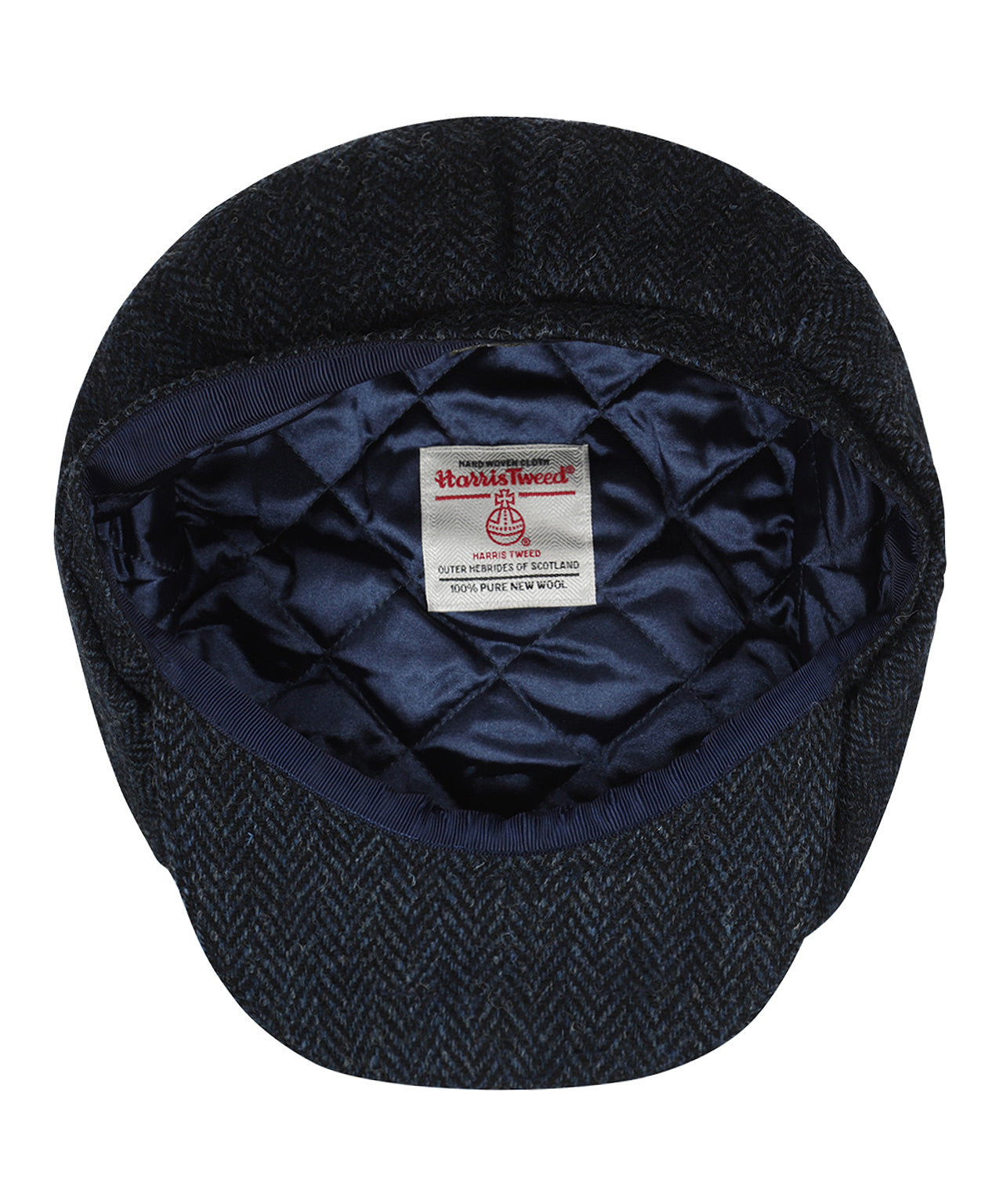 Scott Harris Tweed Newsboy Cap | Blue