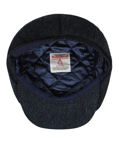 Scott Harris Tweed Newsboy Cap | Blue