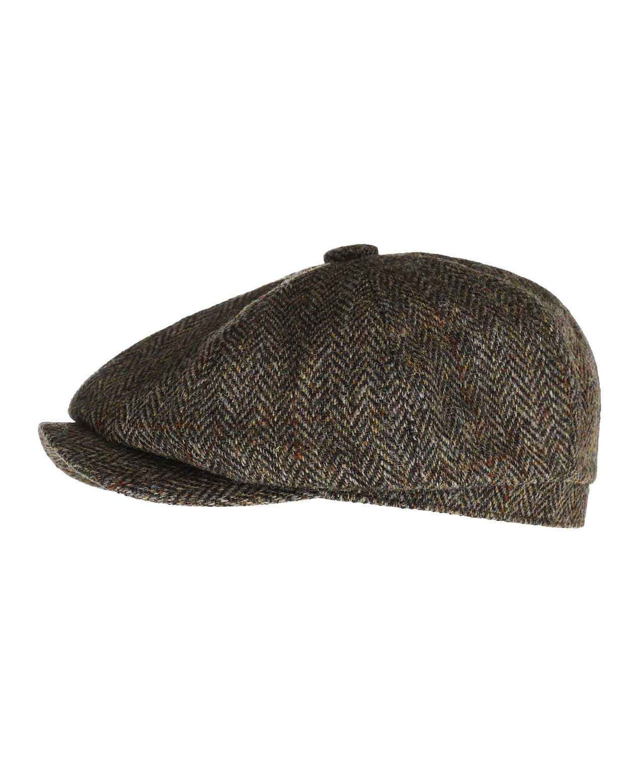 Scott Harris Tweed Schiebermütze | Grün