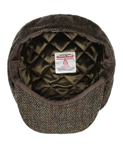 Scott Harris Tweed Schiebermütze | Grün