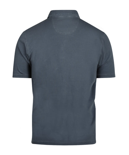 Lässiges Jersey-Polohemd, Kurzarm | Marineblau