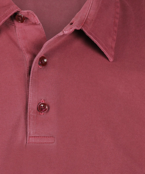 Casual Piqué Polo Korte Mouw | Rood