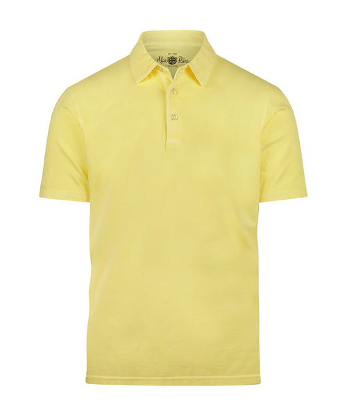 Casual Jersey Polo Korte Mouw | Geel