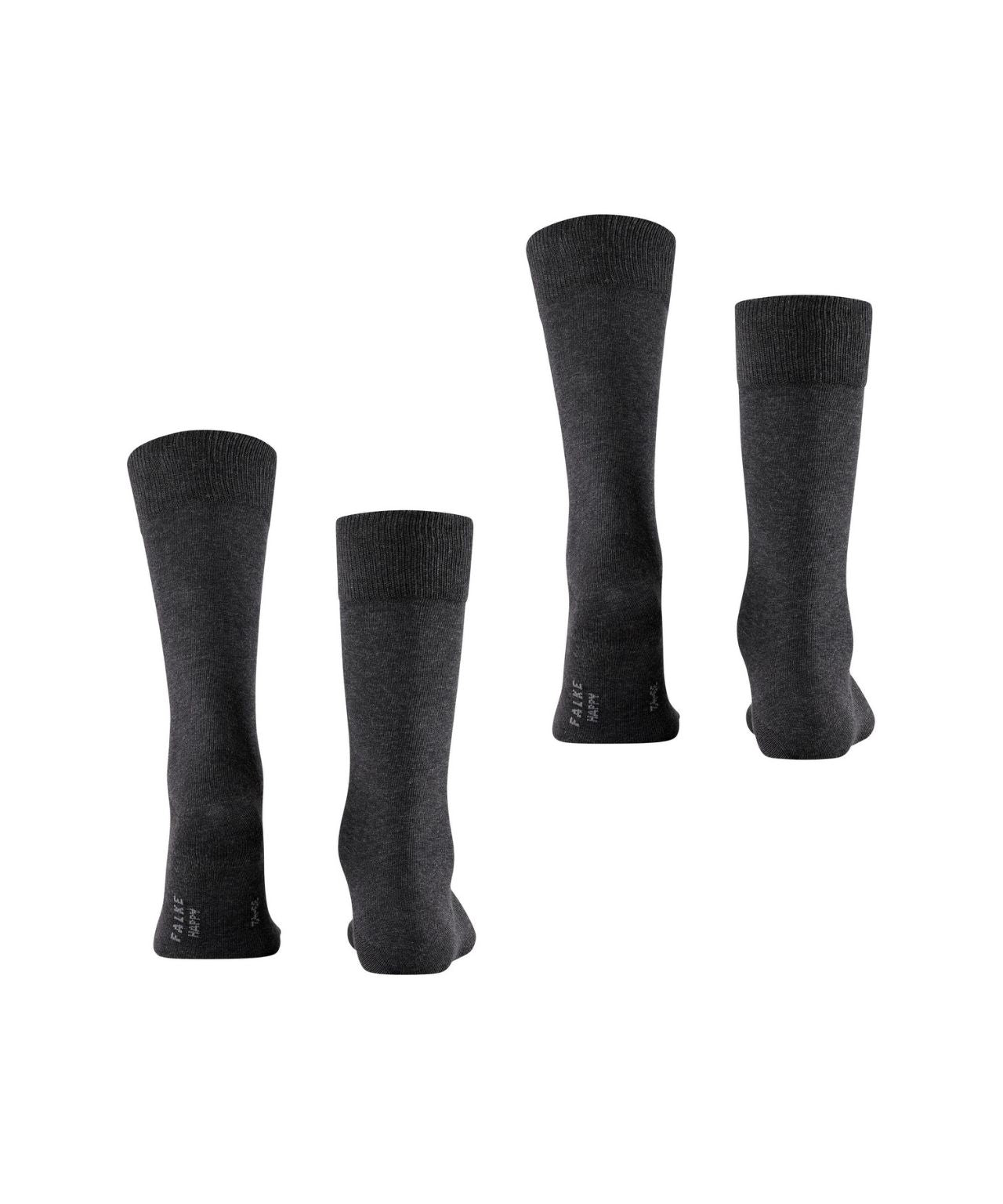 Falke 2er-Pack Happy | Grau