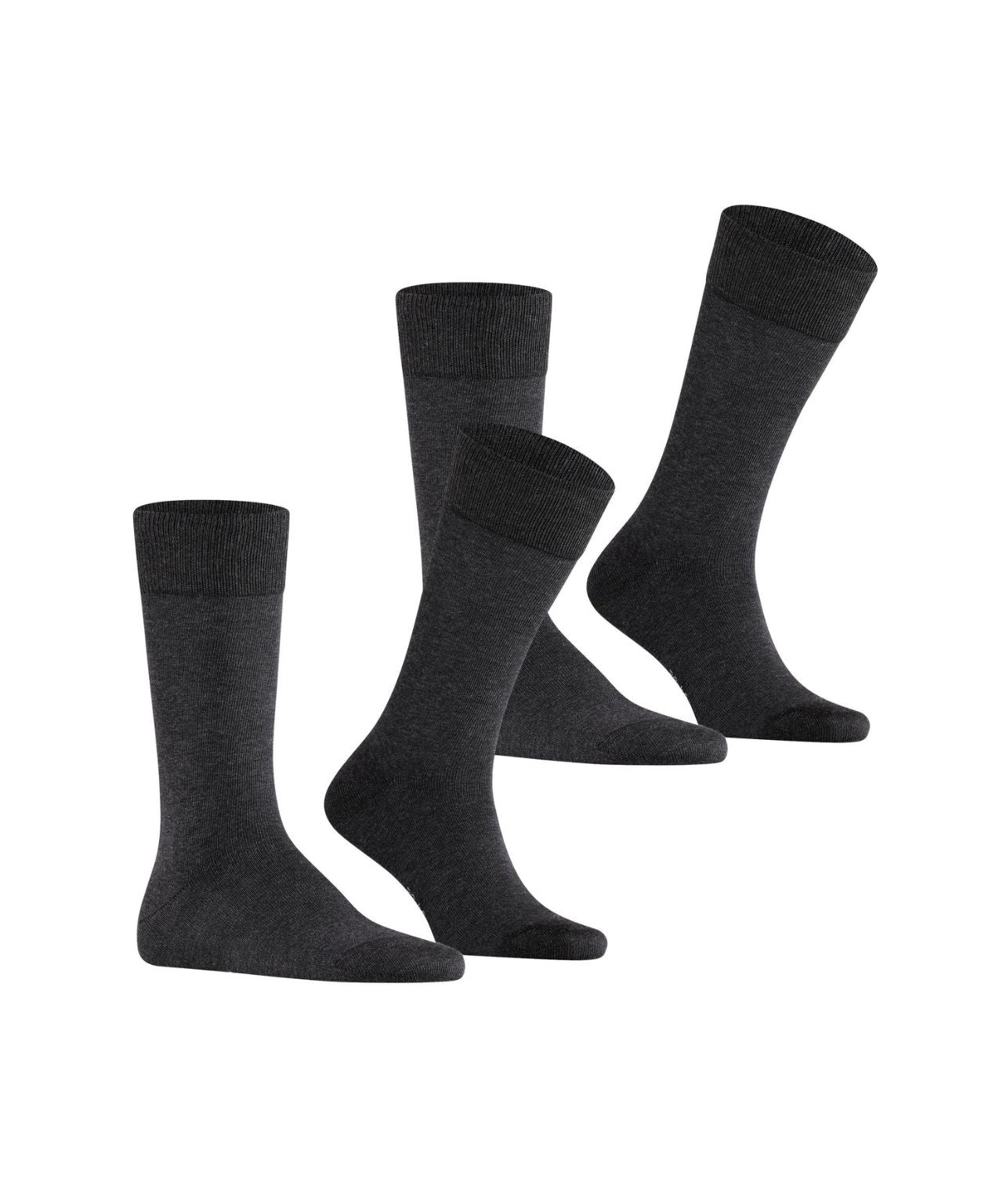 Falke 2er-Pack Happy | Grau