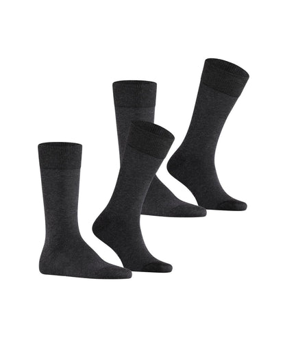 Falke 2er-Pack Happy | Grau