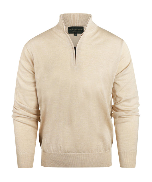 Merino Turtle rits | Beige