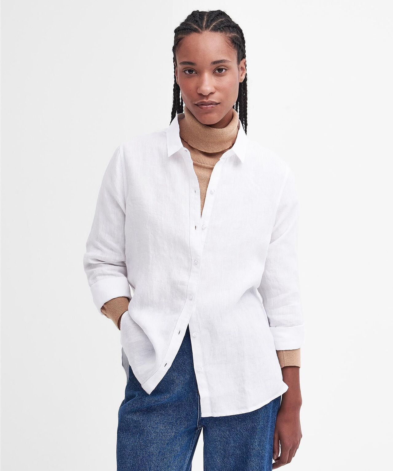 Marine Shirt Dames | Wit