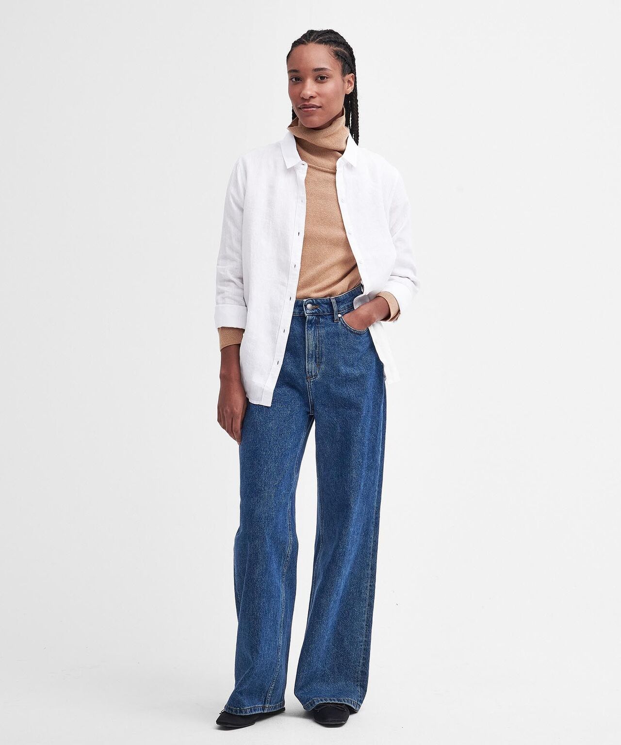Marine Shirt Dames | Wit