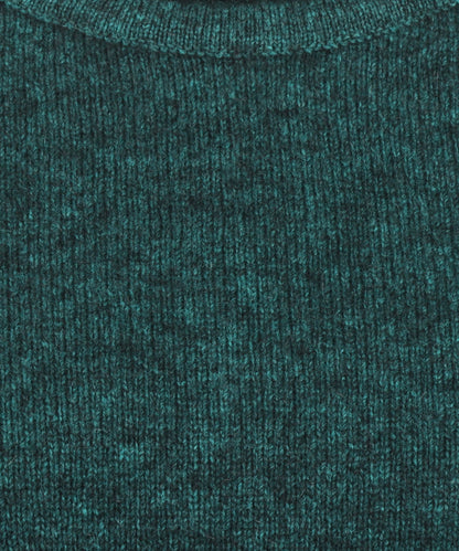 Ronde Hals Dames | Groen melange
