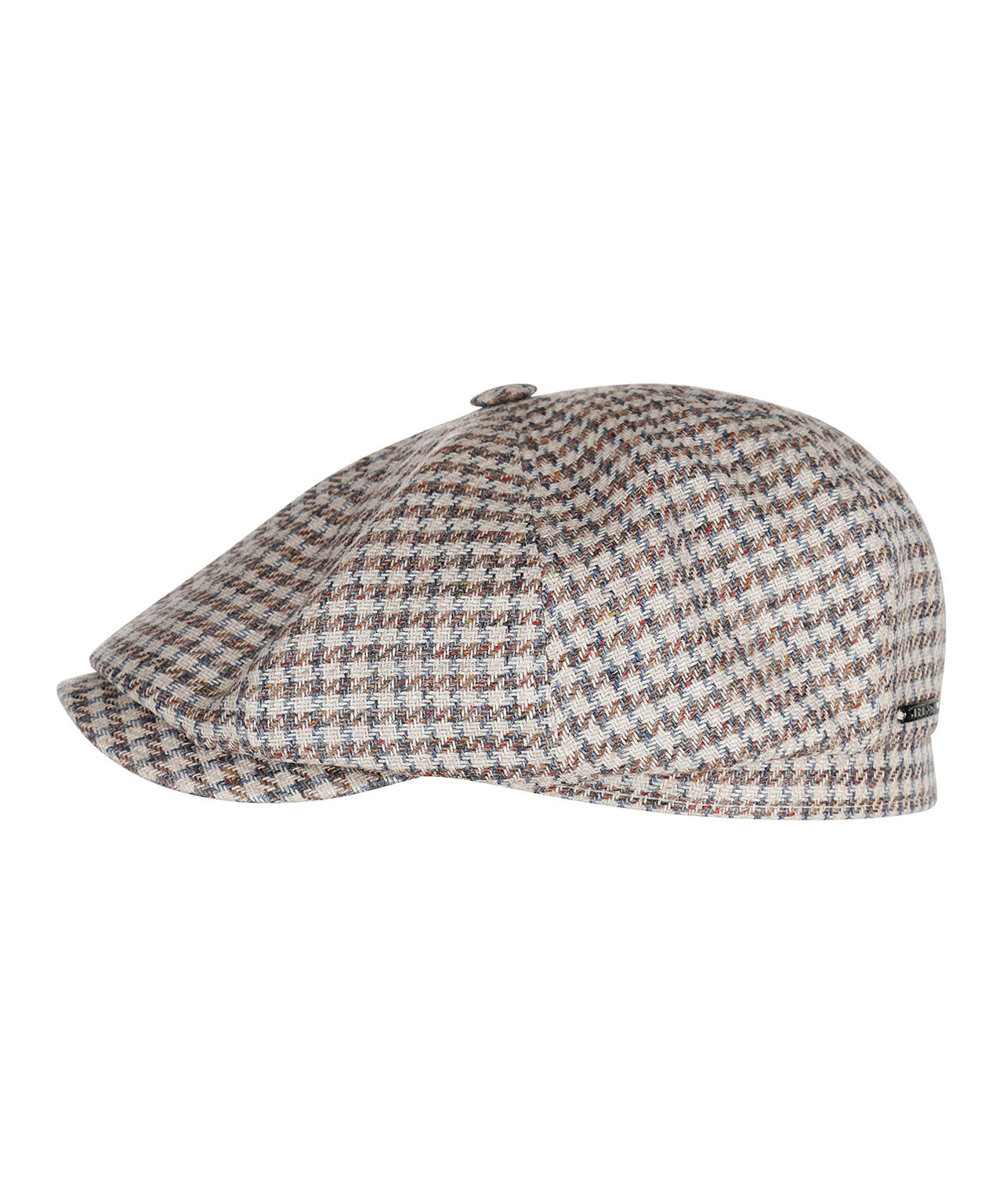 Stetson Hatteras Leinen/Baumwolle Hahnentrittmuster | Braun