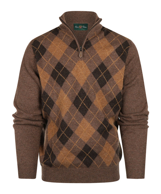 Turtle Rits | Brown Diamond Checked