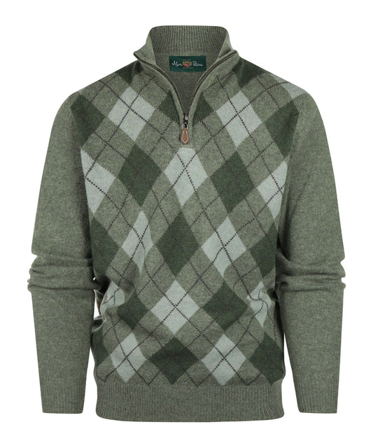 Turtle Rits | Green Diamond Checked