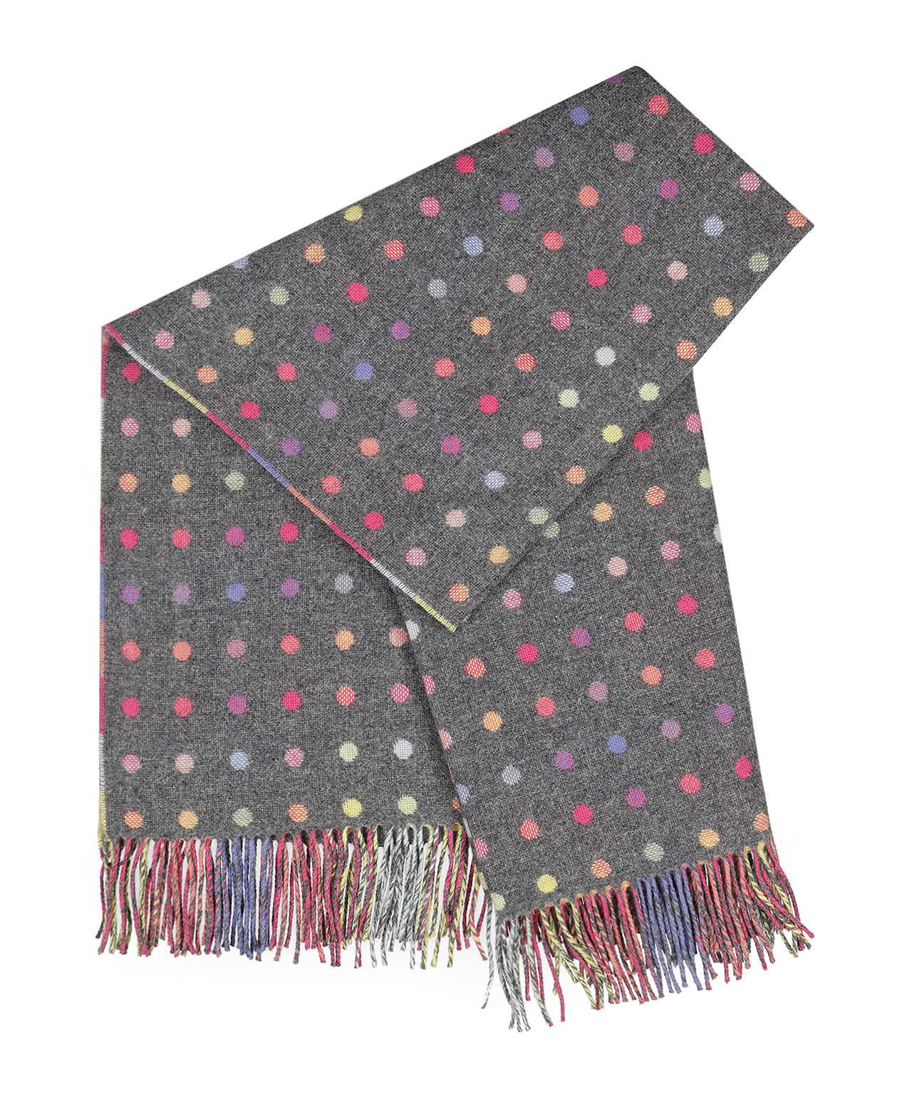 Plaid Lamswol 140X180 CM | Multi Kleur Stip