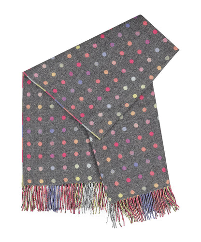 Plaid Lamswol 140X180 CM | Multi Kleur Stip