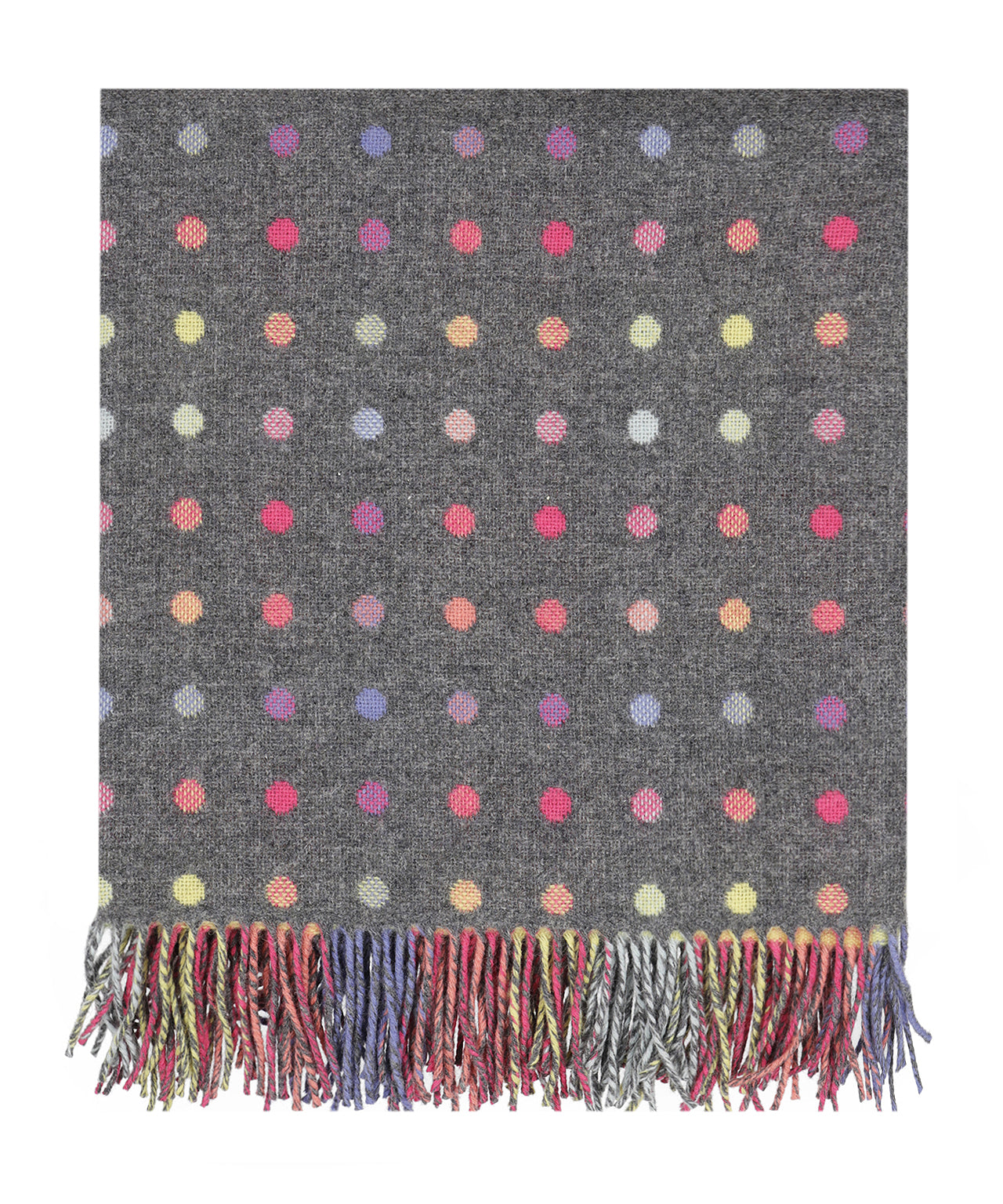 Plaid Lamswol 140X180 CM | Multi Kleur Stip