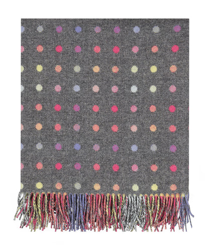Plaid Lamswol 140X180 CM | Multi Kleur Stip