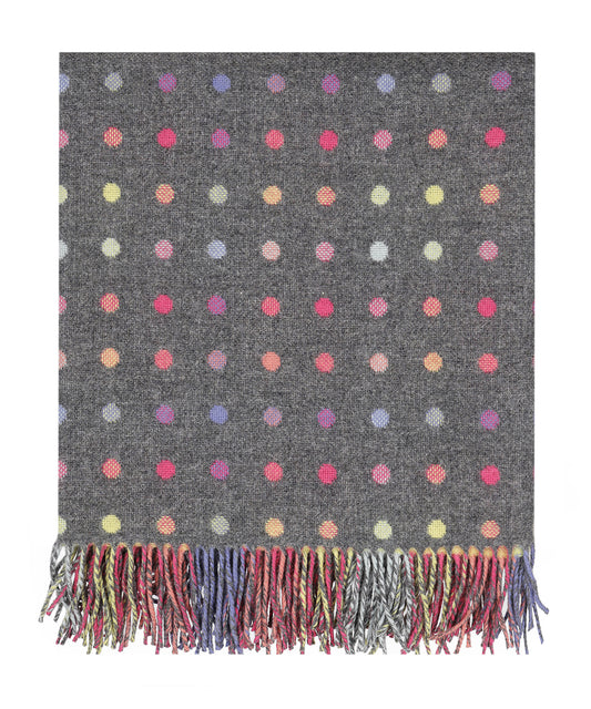 Plaid Lamswol 140X180 CM | Multi Kleur Stip