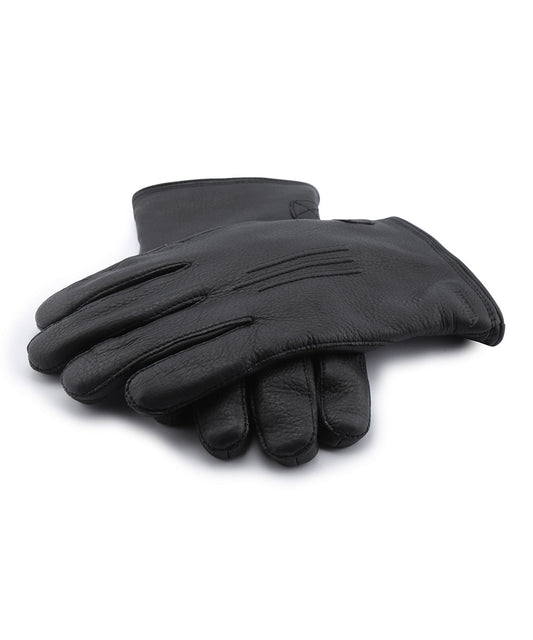 Handschoen Deerskin Lambskin | Black