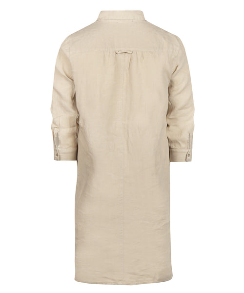 Dames Shirt Dress Linnen Milou | Beige