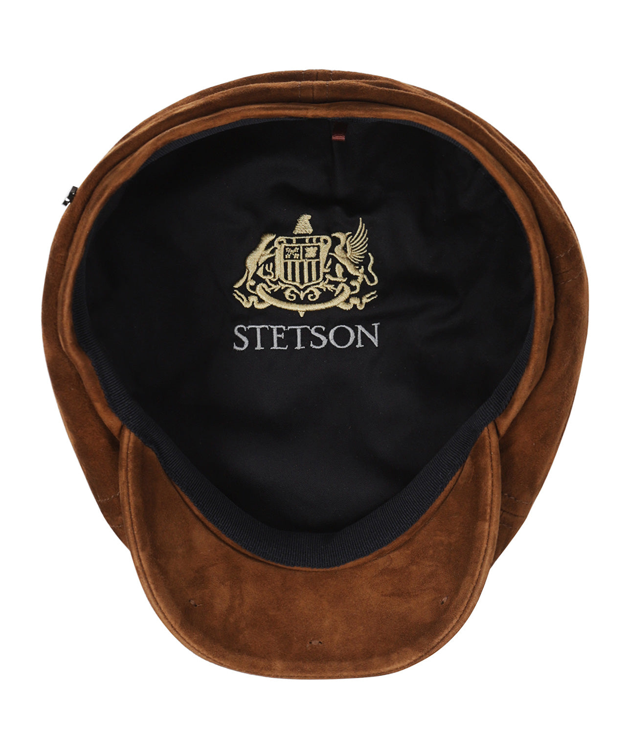 Stetson 6-Panel-Cap aus Ziegenveloursleder | Braun