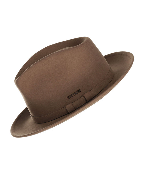 Soft Felt Fedora Hoed | Midden Bruin
