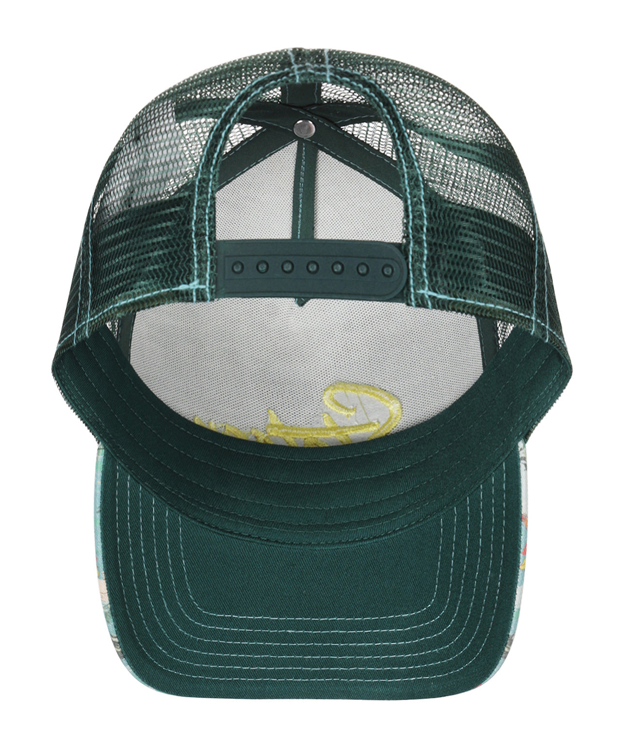Stetson Trucker Cap mit Aloha-Muster | Grün