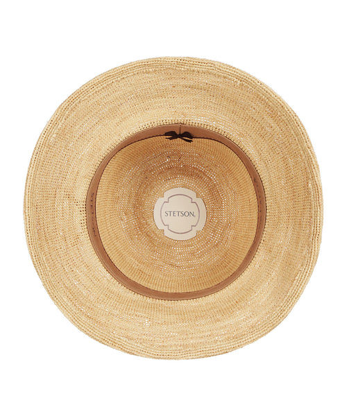 Crochet Raffia Dameshoed | Naturel