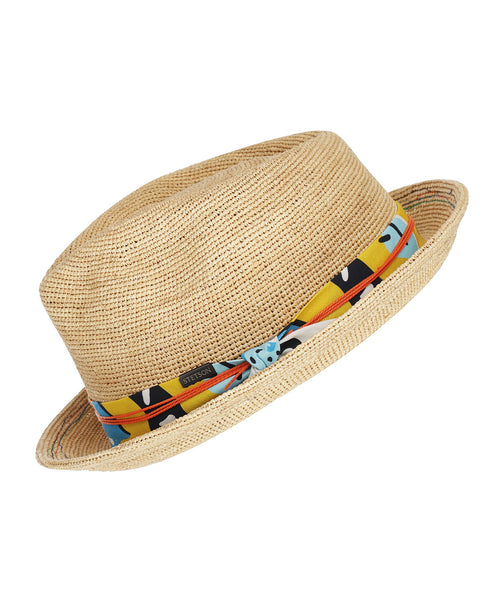 Crochet Festival Player Raffia Hoed | Naturel