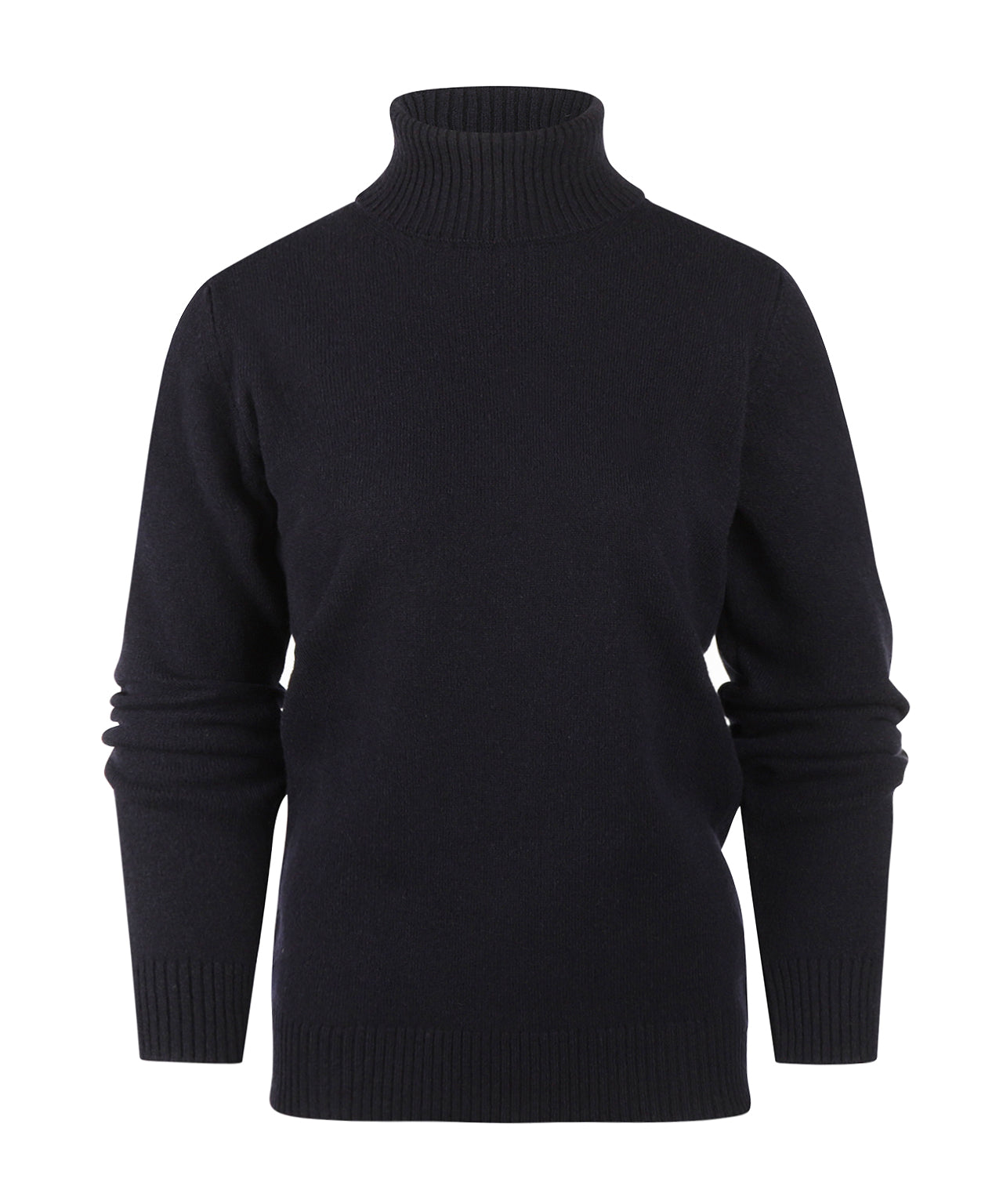 William Lockie Women's Collar Lambswool | Navy