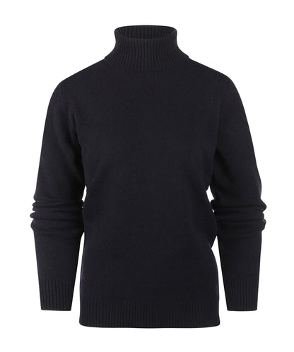William Lockie Women's Collar Lambswool | Navy