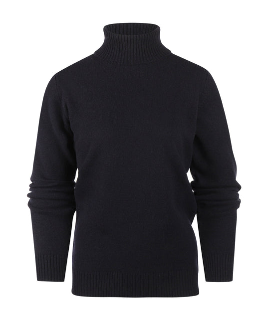 Dames Kol Lamswol | Navy