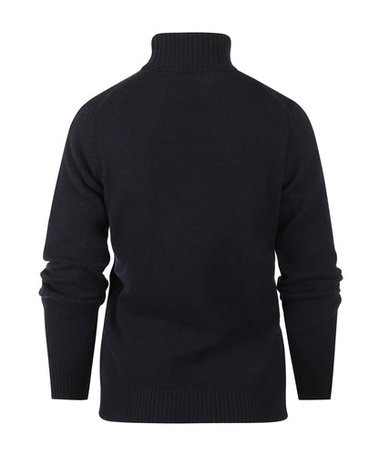 William Lockie Women's Collar Lambswool | Navy