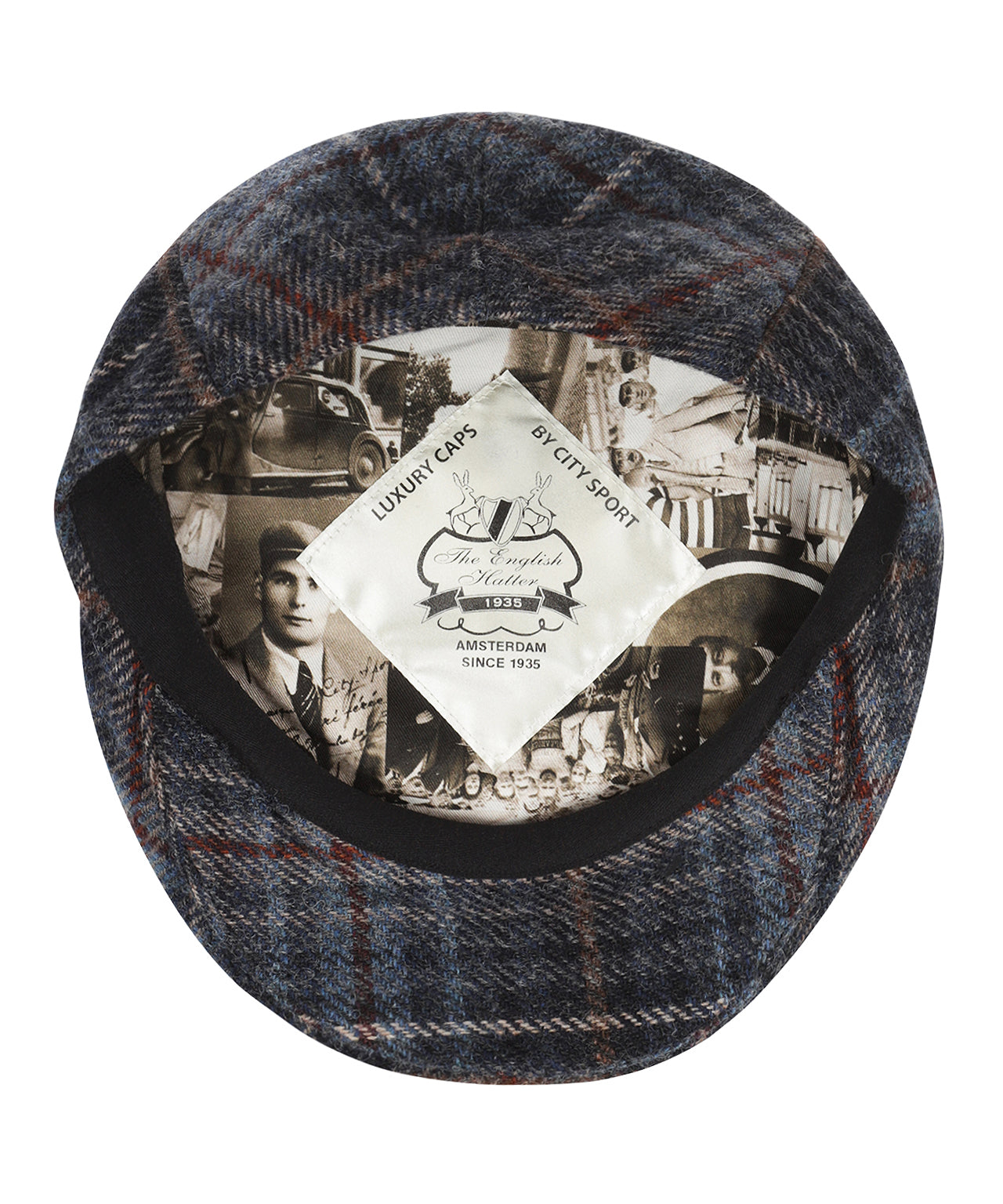 Klassieke Cap | Blauw Ruit