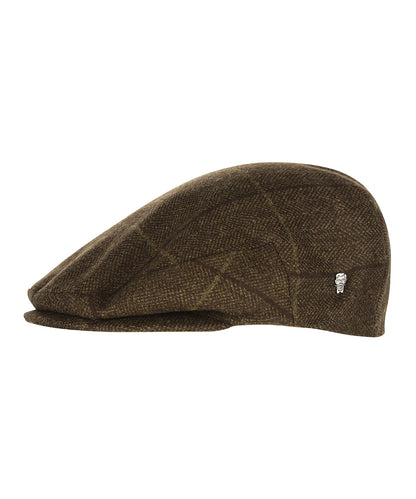 Klassieke Cap | Groen Herringbone Ruit