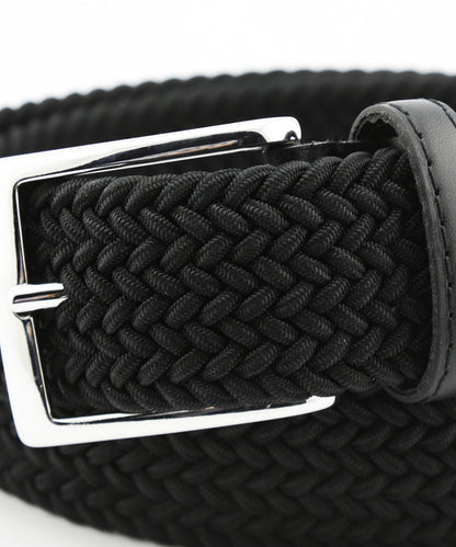 Gevlochten Riem | Zwart