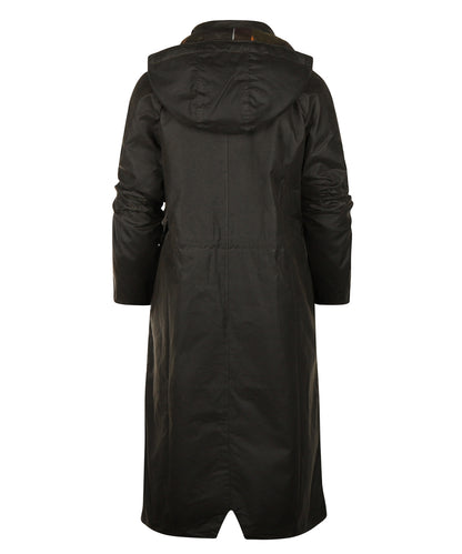 Barbour Long Cannich Wax Jacket Women's | Green