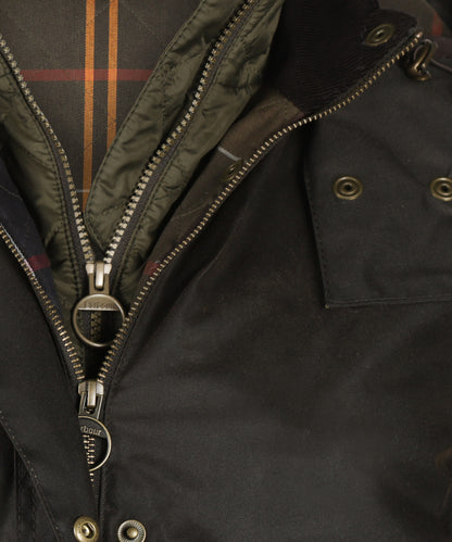 Barbour Long Cannich Wax Jacket Women's | Green