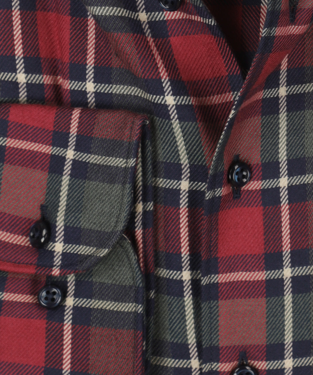 Eterna Shirt Brushed Cotton | Red