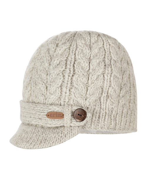 Muts Aran Cable Dames | Beige