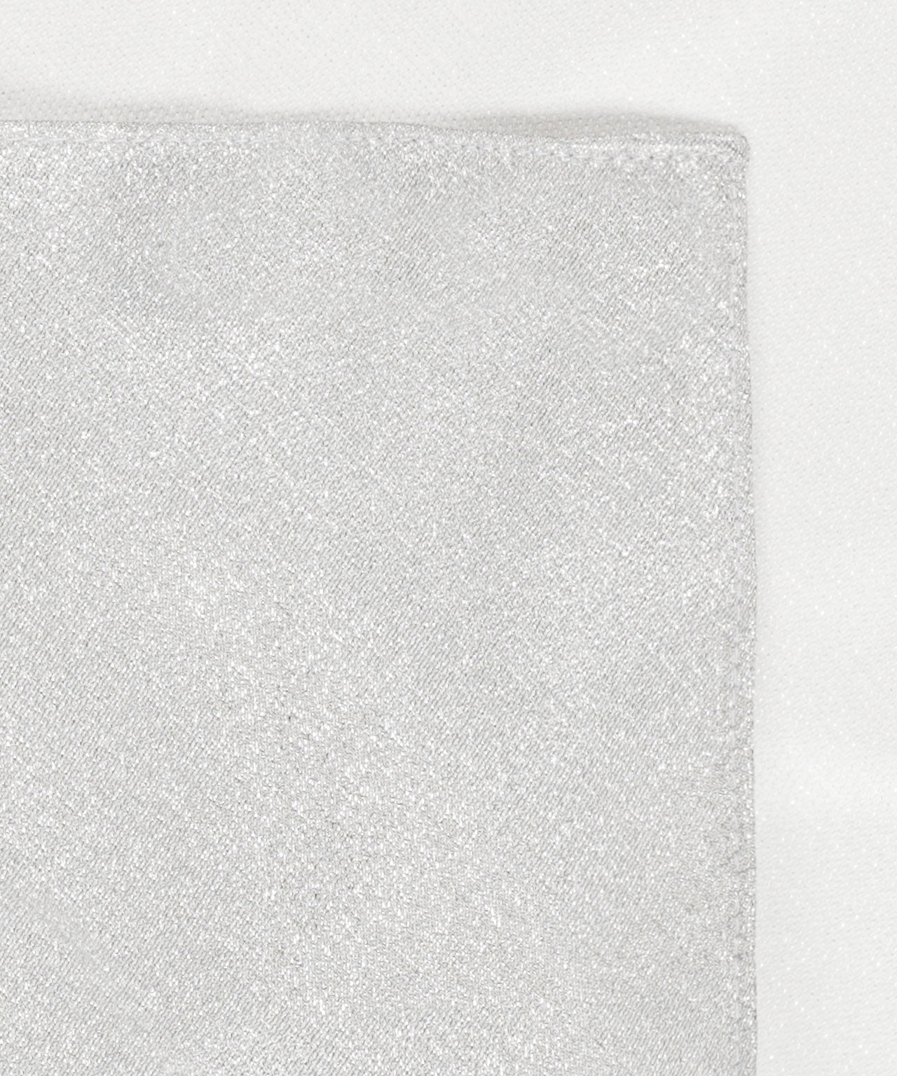 Festliches Einstecktuch | Silber