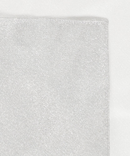 Festliches Einstecktuch | Silber